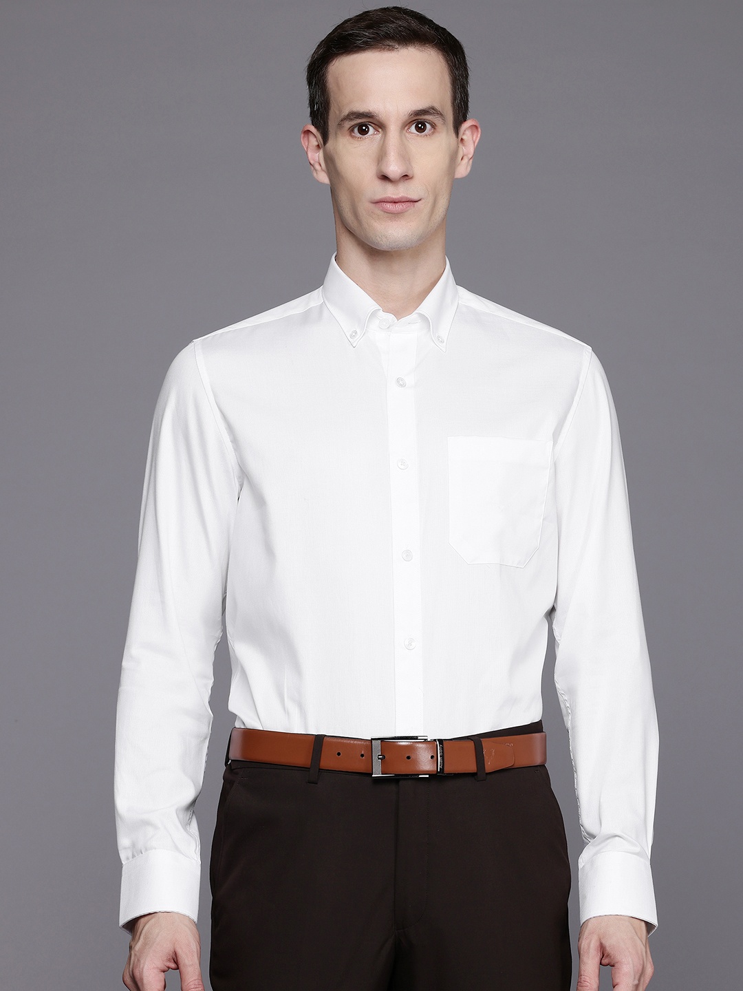 

Louis Philippe Classic Formal Shirt, White