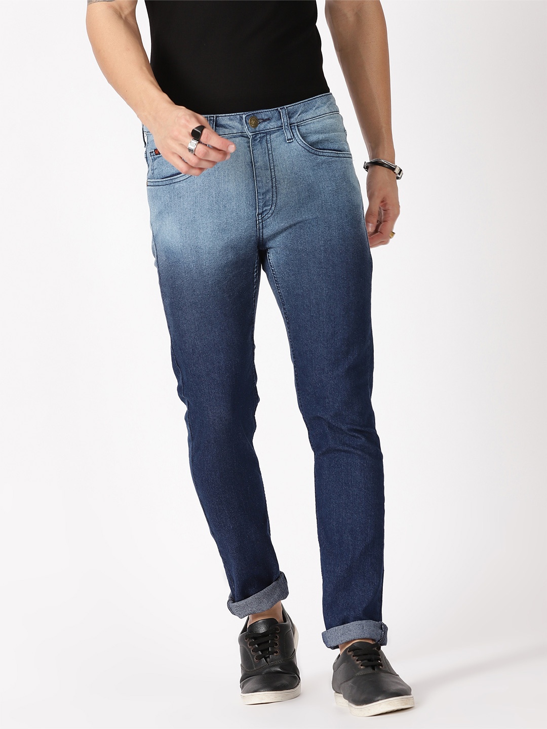 

Hardsoda by The Indian Garage Co Men Slim Fit Stretchable Jeans, Blue