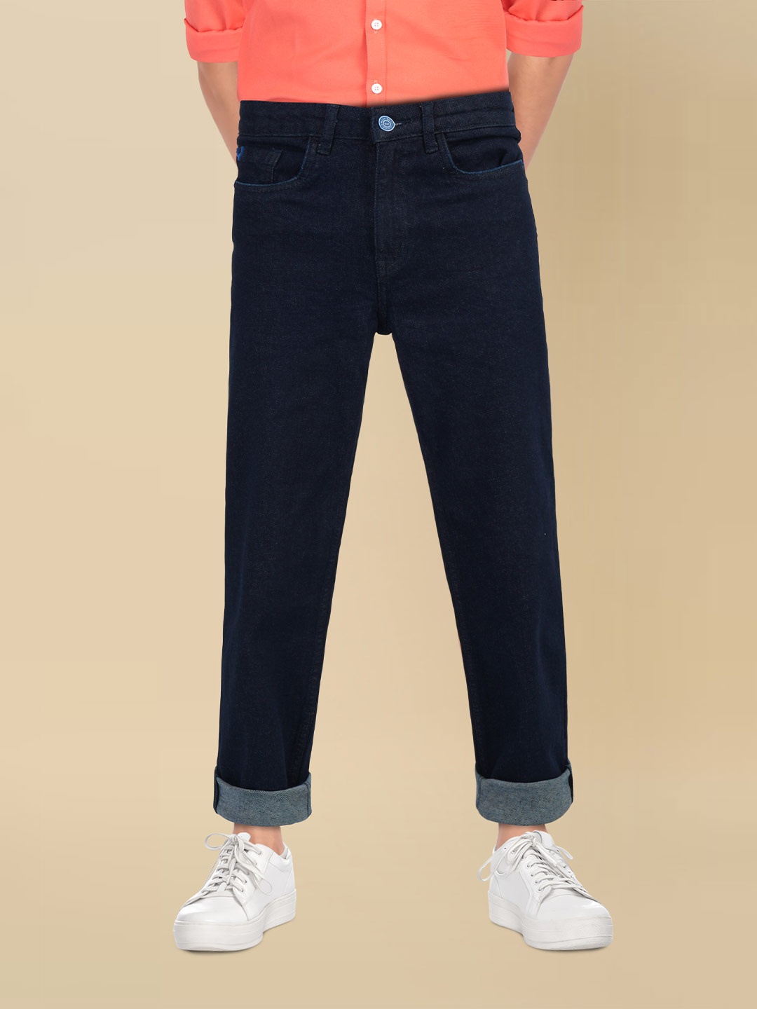 

Allen Solly Junior Boys Relaxed Fit Jeans, Navy blue