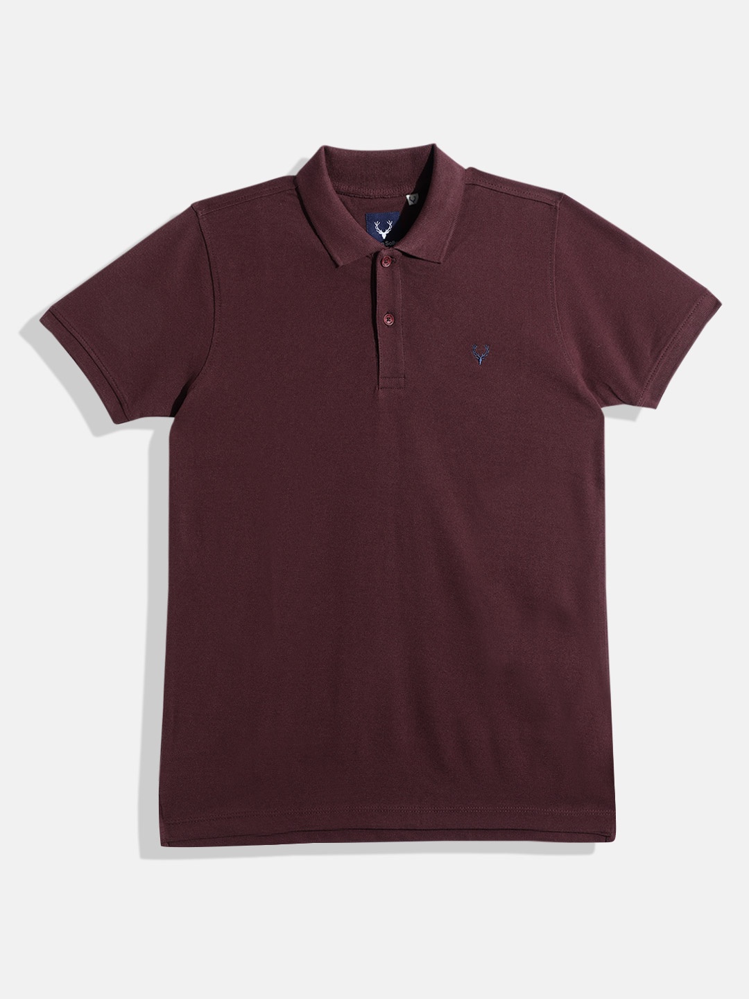 

Allen Solly Junior Boys Polo Collar Regular Fit T-Shirt, Brown