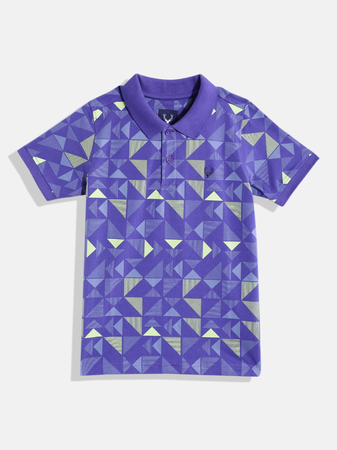 

Allen Solly Junior Boys Geometric Print T-shirt, Blue