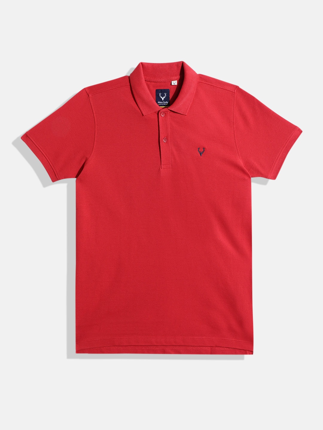 

Allen Solly Junior Boys Polo Collar Regular Fit T-Shirt, Red