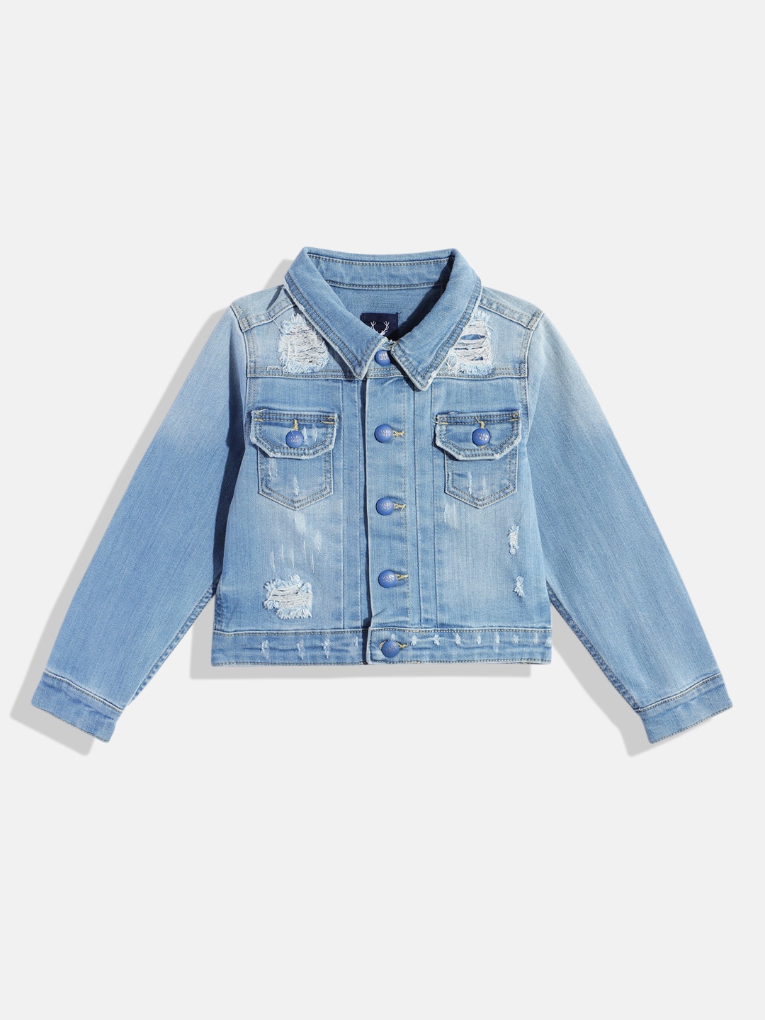 

Allen Solly Junior Boys Denim Jacket, Blue