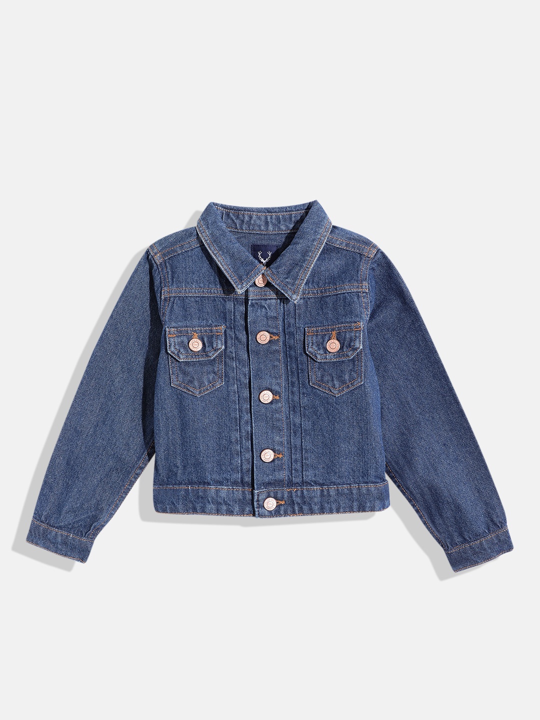 

Allen Solly Junior Boys Cotton Denim Jacket, Navy blue