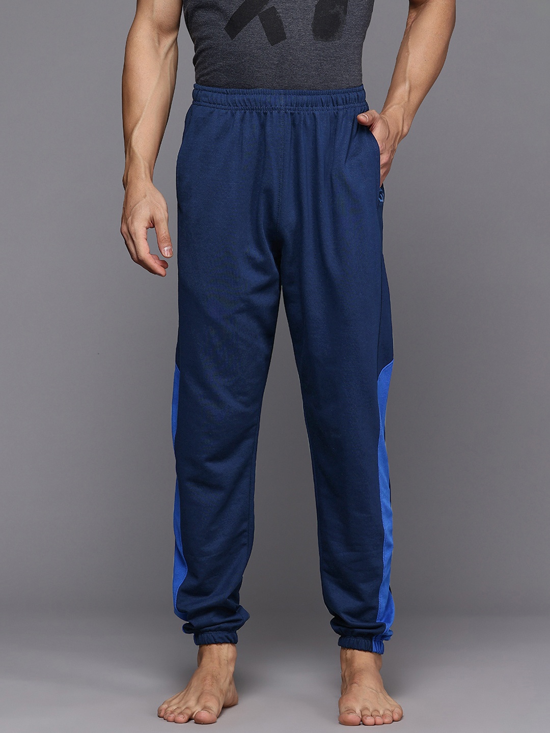 

HRX by Hrithik Roshan Men Yoga Joggers, Navy blue