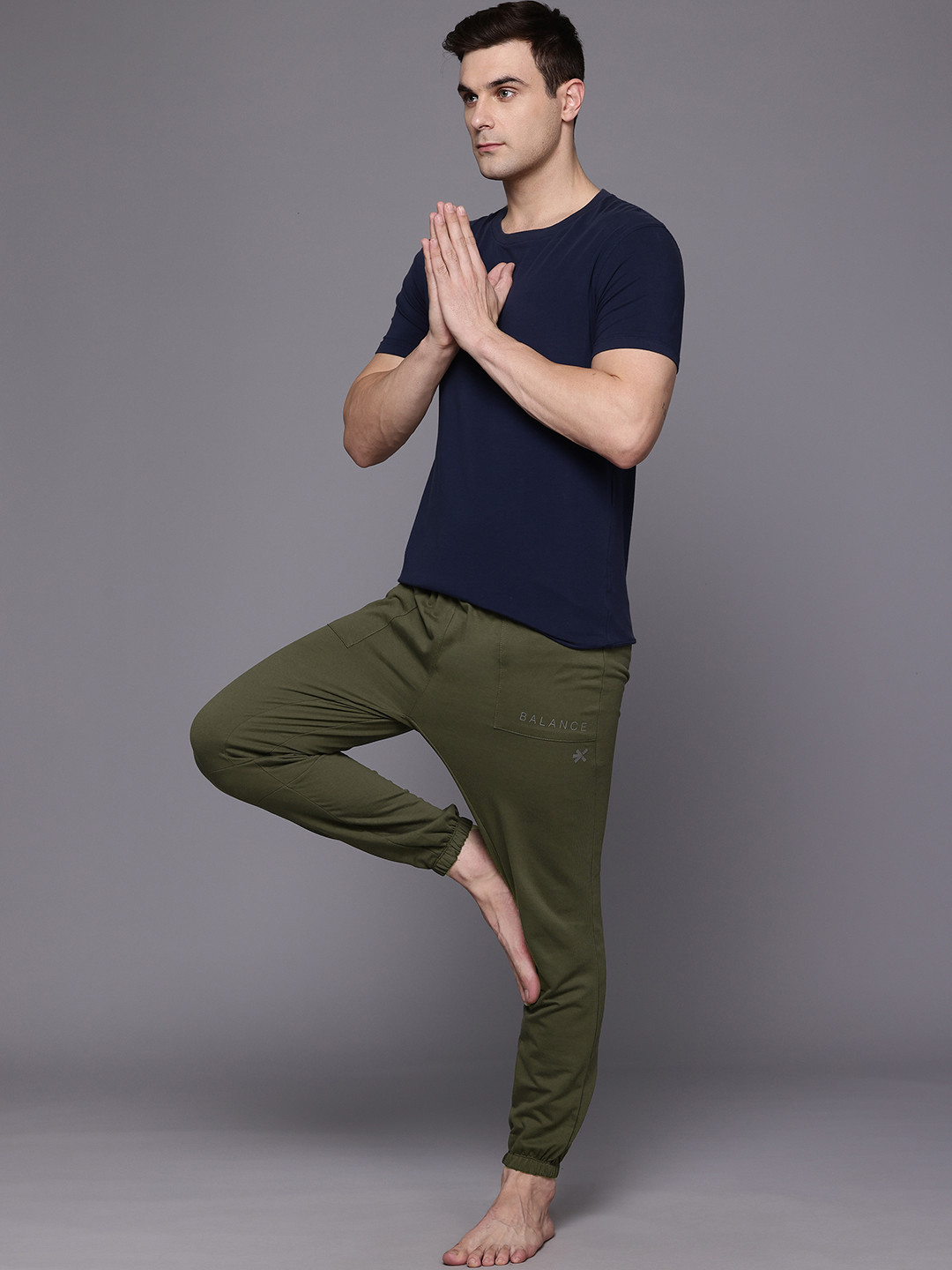 

HRX by Hrithik Roshan Men Yoga Joggers, Olive