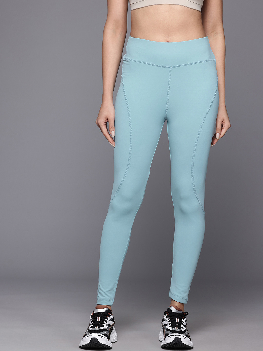 

HRX by Hrithik Roshan Women Rapid-Dry Training Ankle-Length Tights, Blue