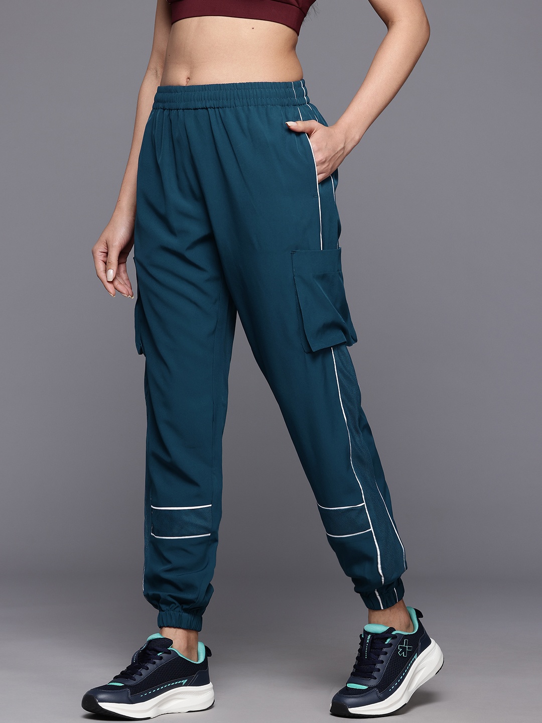 

HRX by Hrithik Roshan Women Training Track pants, Teal