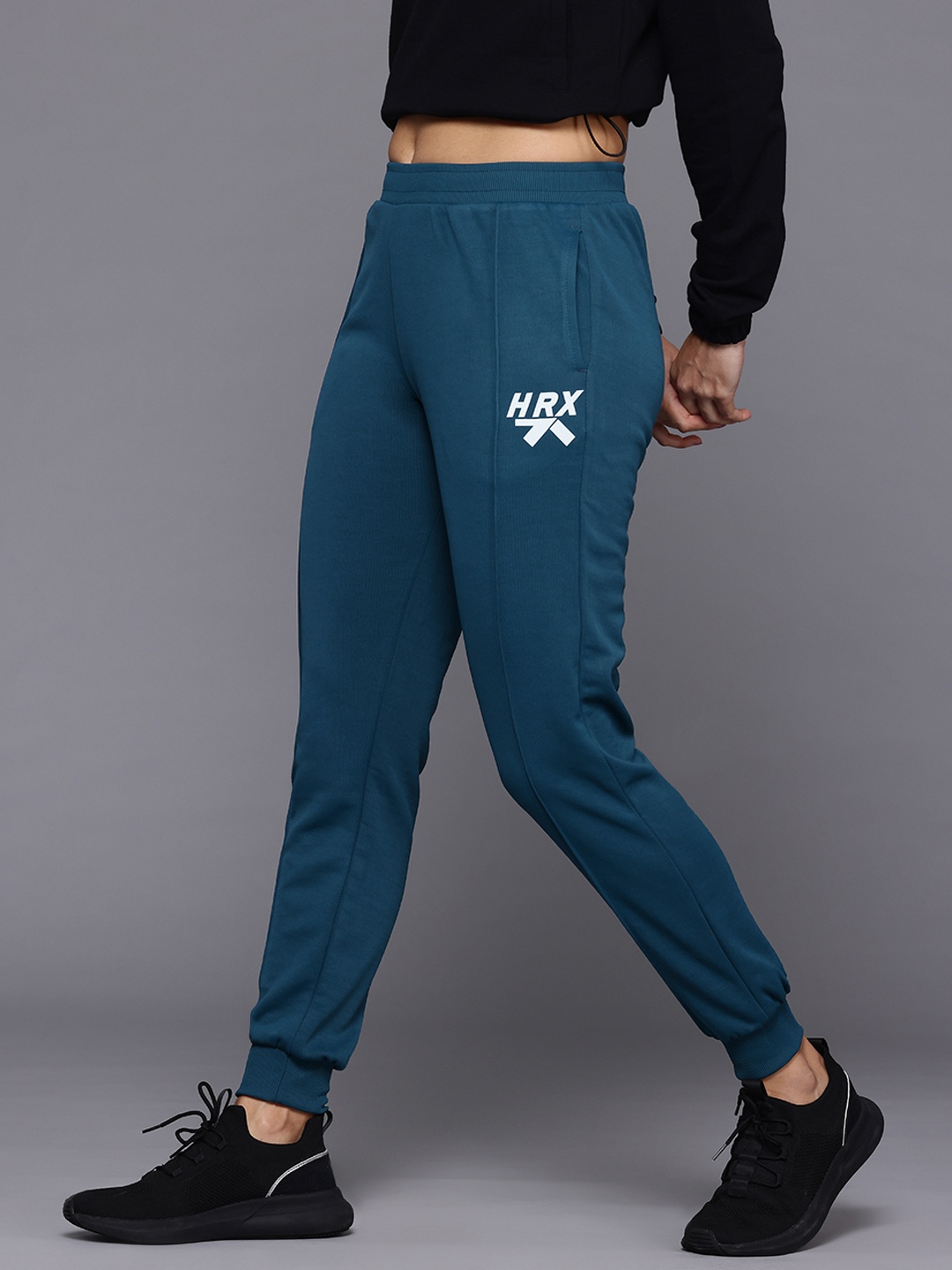 

HRX by Hrithik Roshan Women Rapid-Dry Training Joggers, Teal