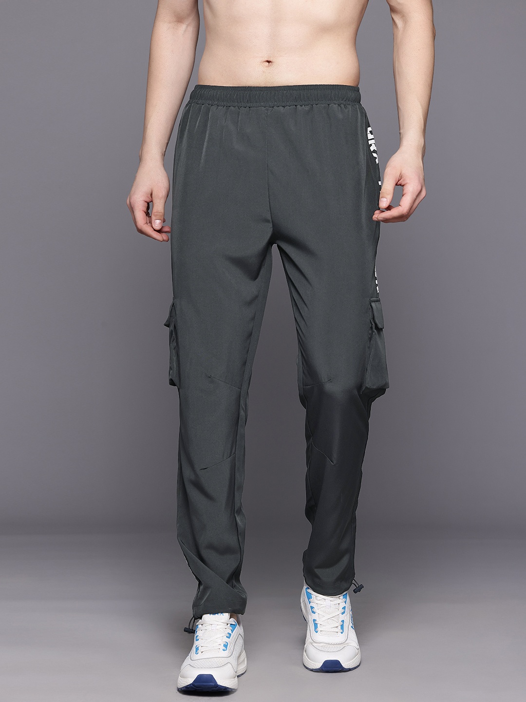 

HRX by Hrithik Roshan Men Rapid Dry Training Track Pants, Charcoal