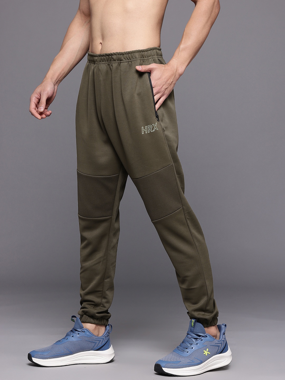 

HRX by Hrithik Roshan Men Rapid-Dry Training Joggers, Olive