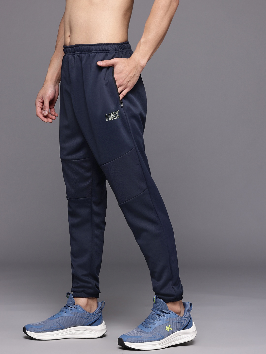 

HRX by Hrithik Roshan Men Rapid-Dry Training Joggers, Navy blue