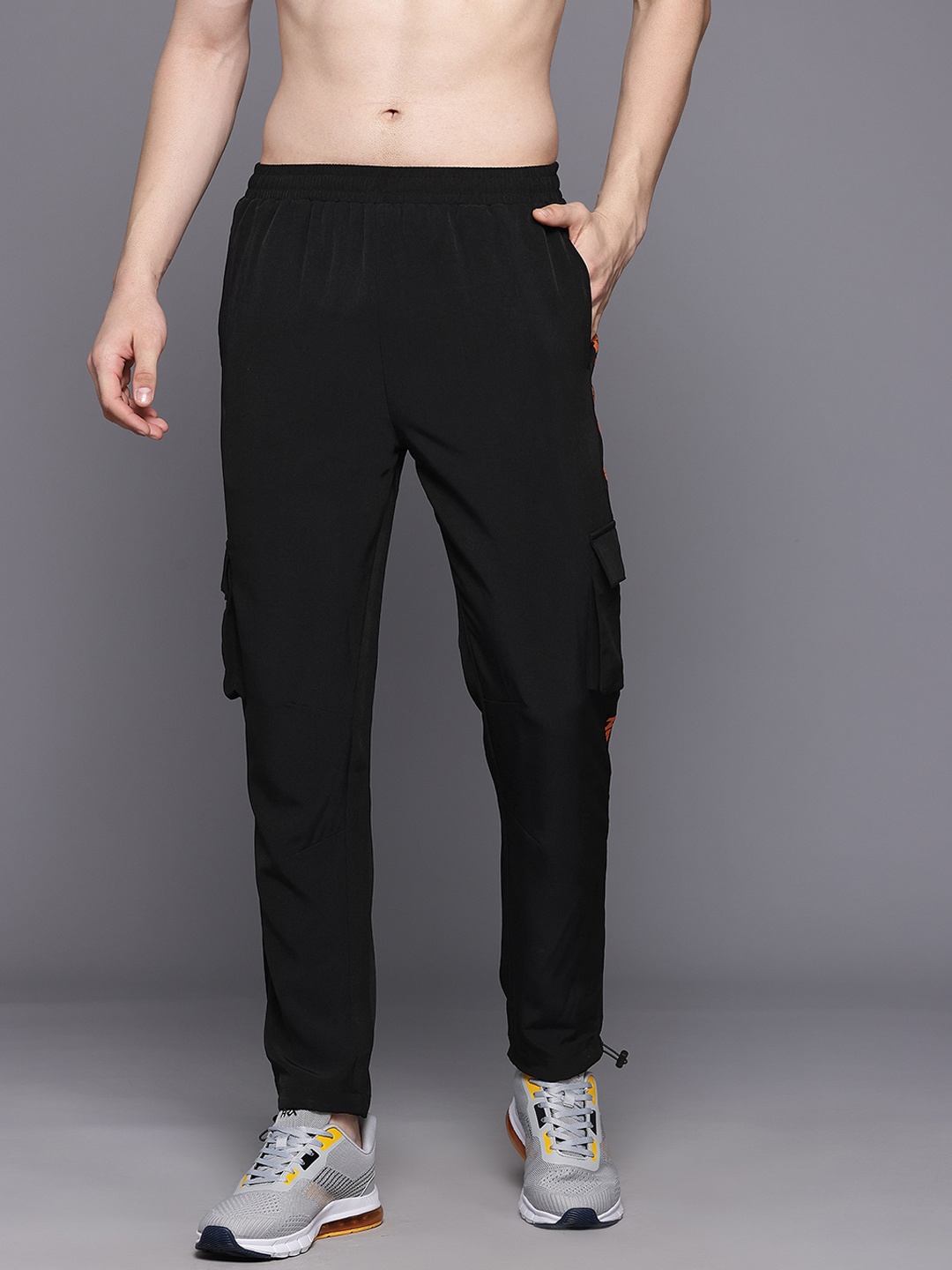 

HRX by Hrithik Roshan Men Rapid Dry Training Track Pants, Black