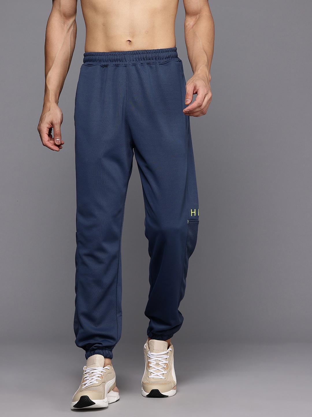 

HRX by Hrithik Roshan Men Rapid-Dry Training Joggers, Blue