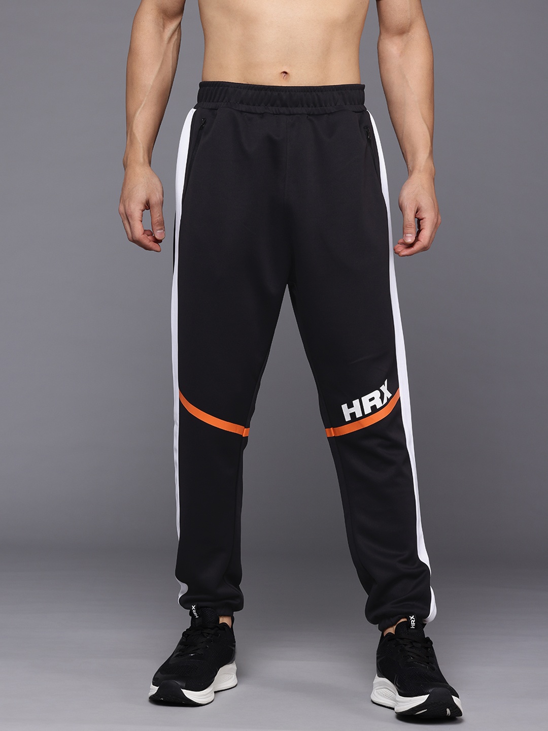 

HRX by Hrithik Roshan Men Rapid-Dry Training Joggers, Charcoal