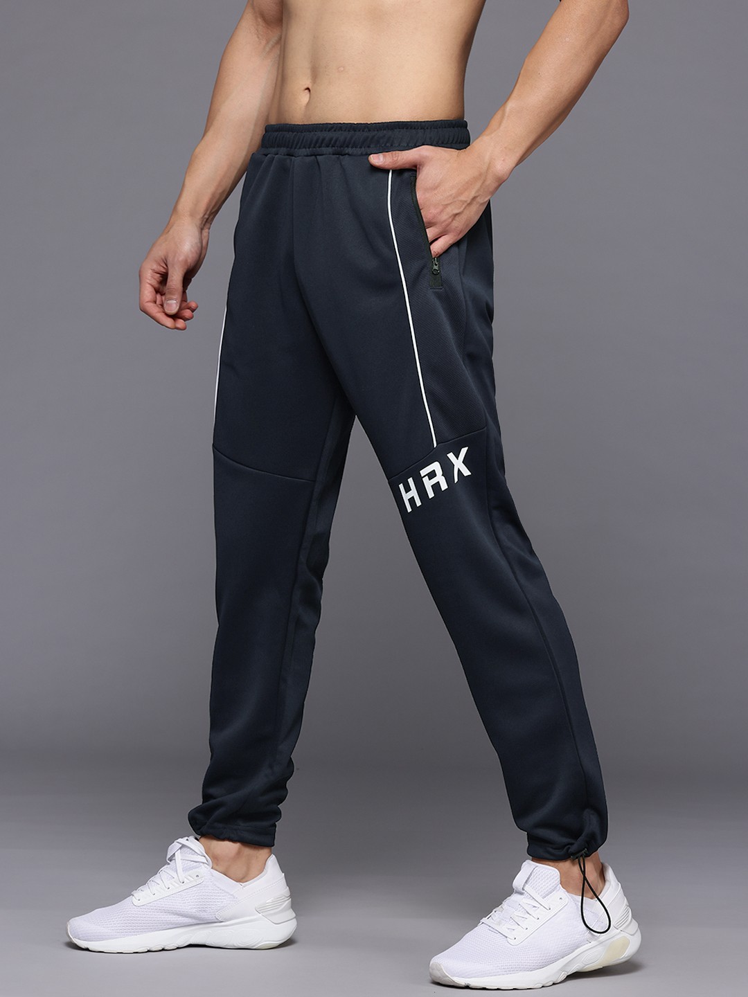 

HRX by Hrithik Roshan Men Rapid-Dry Training Track pants, Navy blue