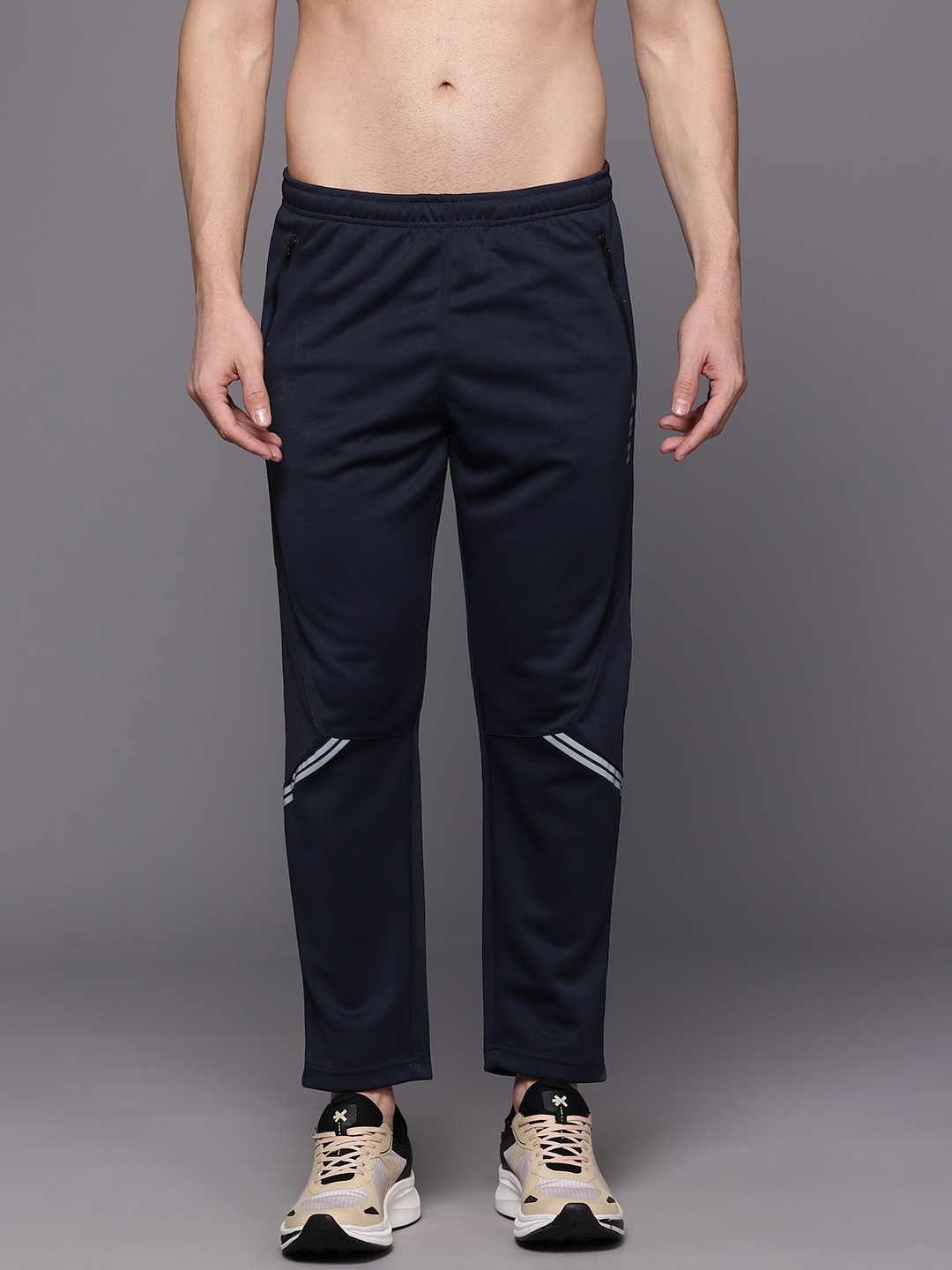 

HRX by Hrithik Roshan Men Rapid-Dry Training Track Pants, Navy blue