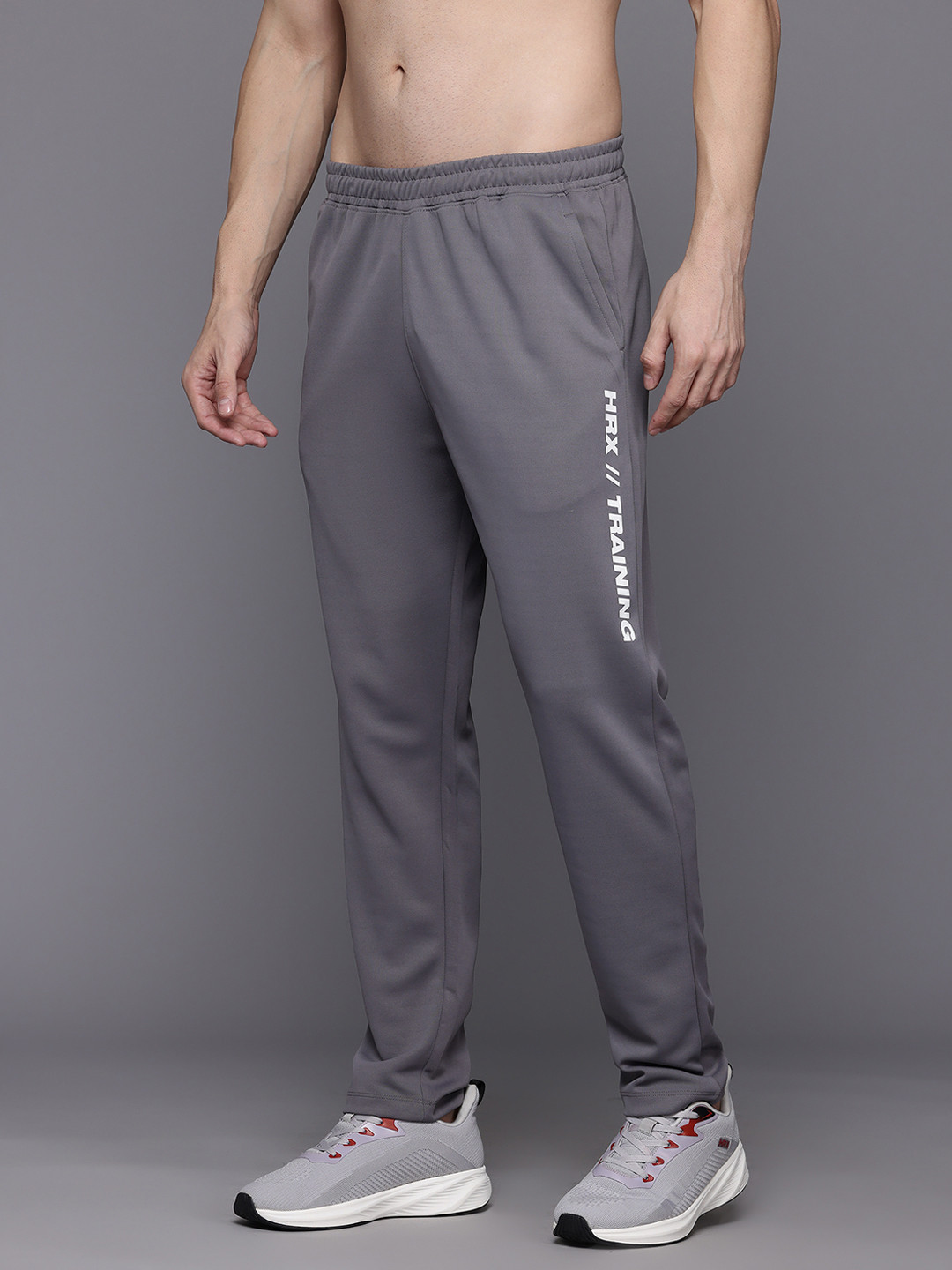 HRX by Hrithik Roshan Men Mid-Rise Regular Fit Training Track Pants