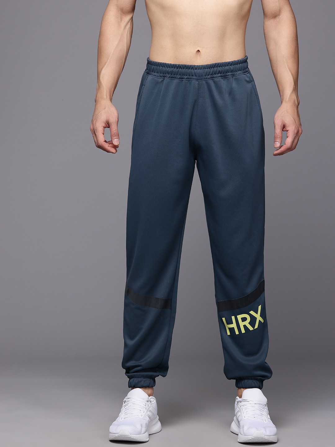 

HRX by Hrithik Roshan Men Rapid Dry Training Joggers, Blue