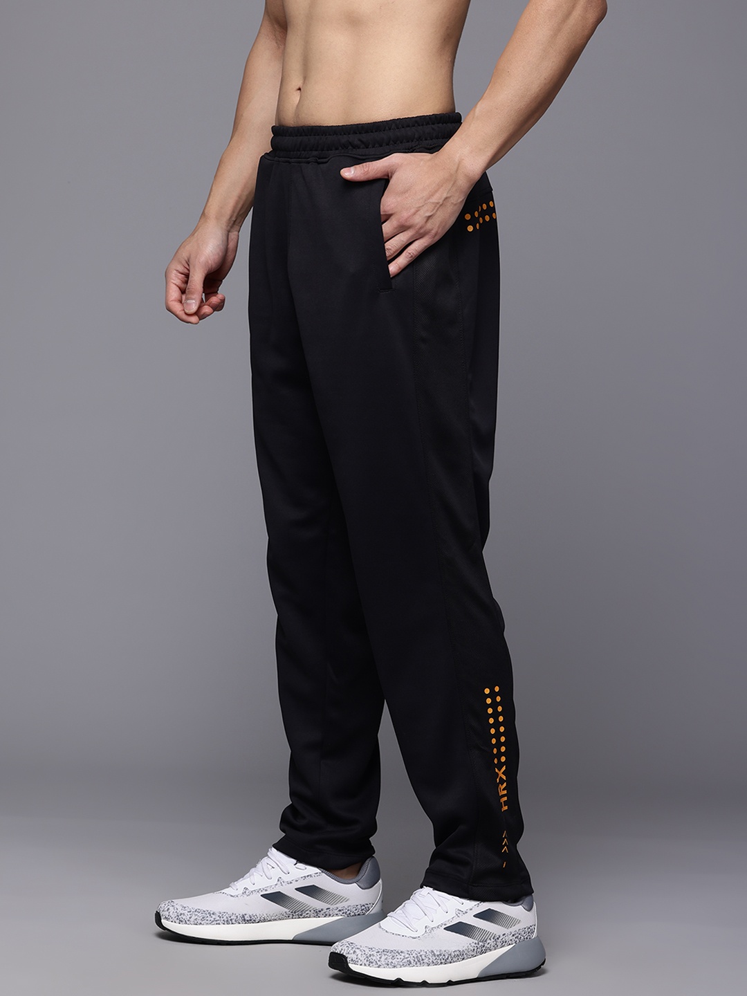 

HRX by Hrithik Roshan Men Rapid Dry Training Track Pants, Black