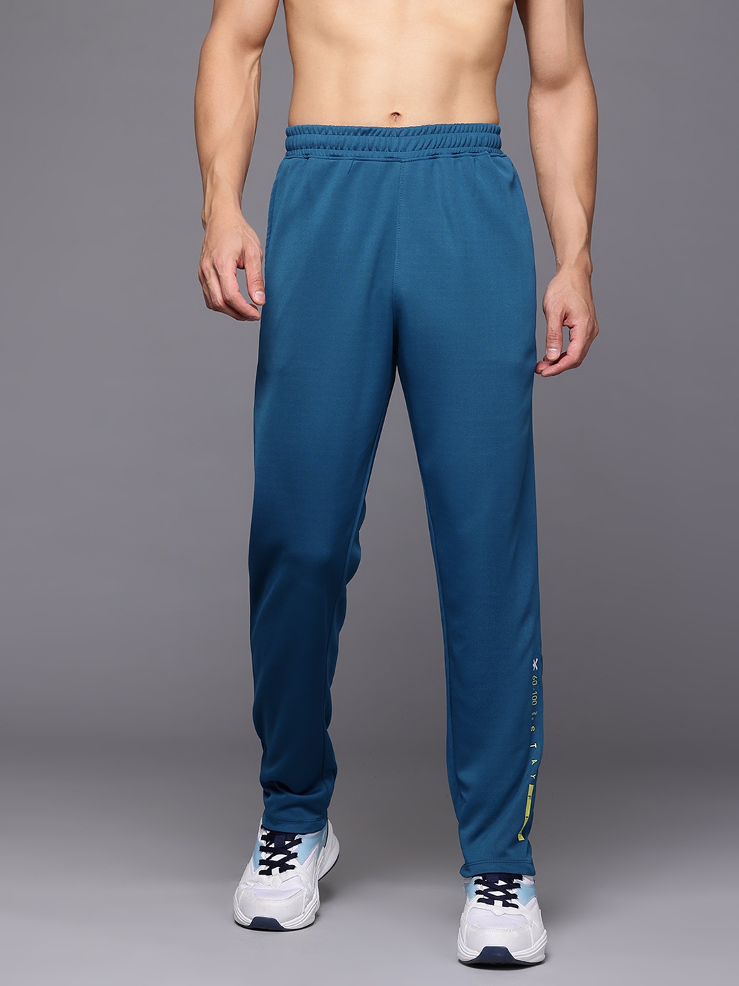 

HRX by Hrithik Roshan Men Rapid-Dry Training Track pants, Teal