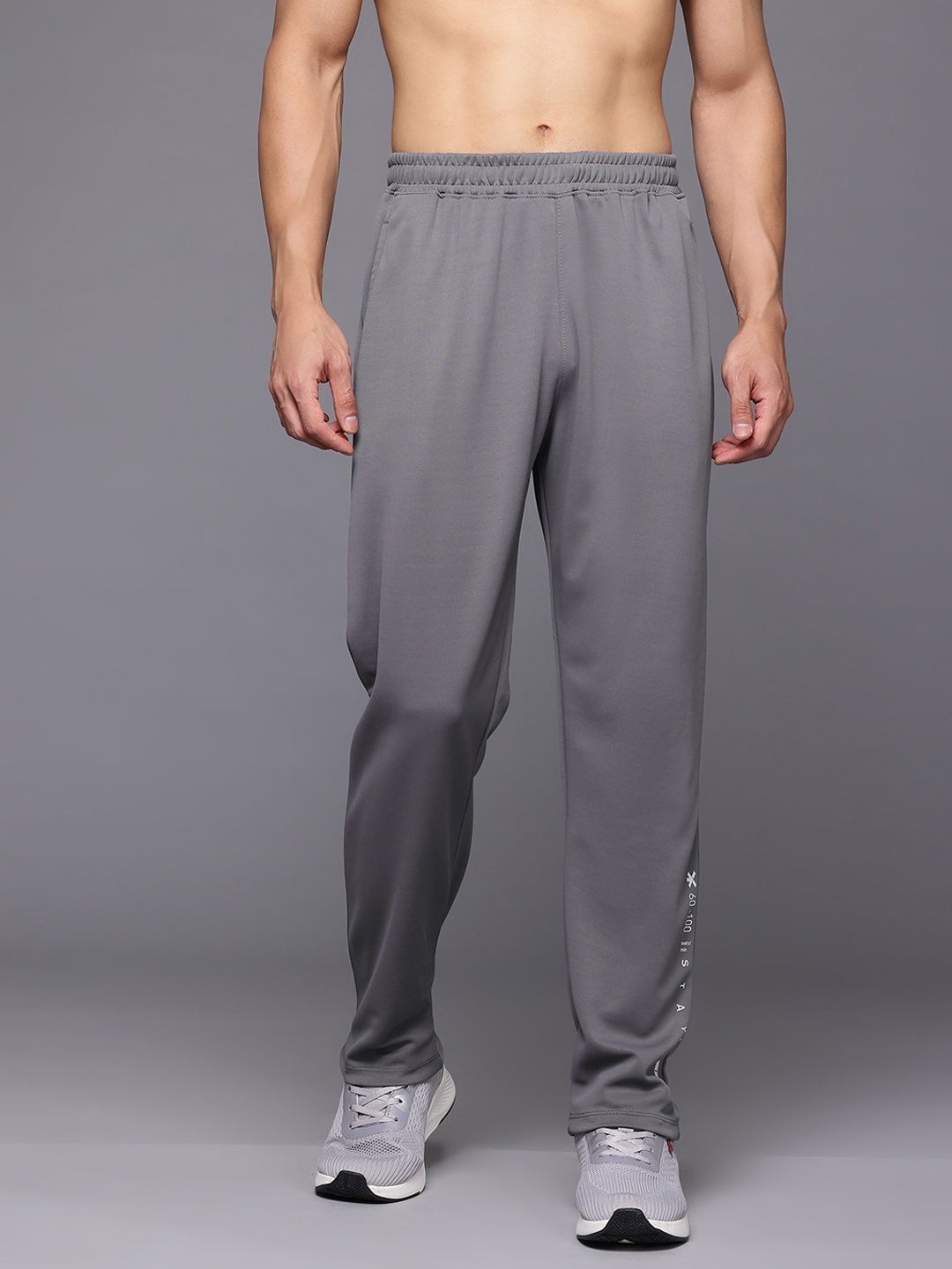 

HRX by Hrithik Roshan Men Rapid-Dry Training Track pants, Grey