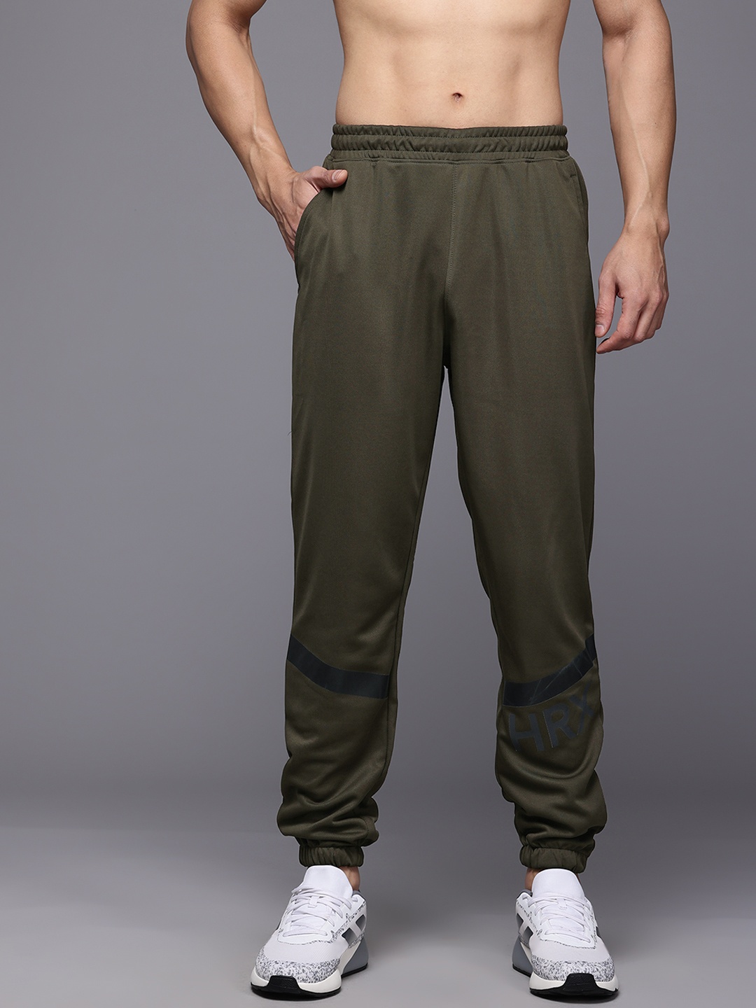 

HRX by Hrithik Roshan Men Rapid Dry Training Joggers, Olive