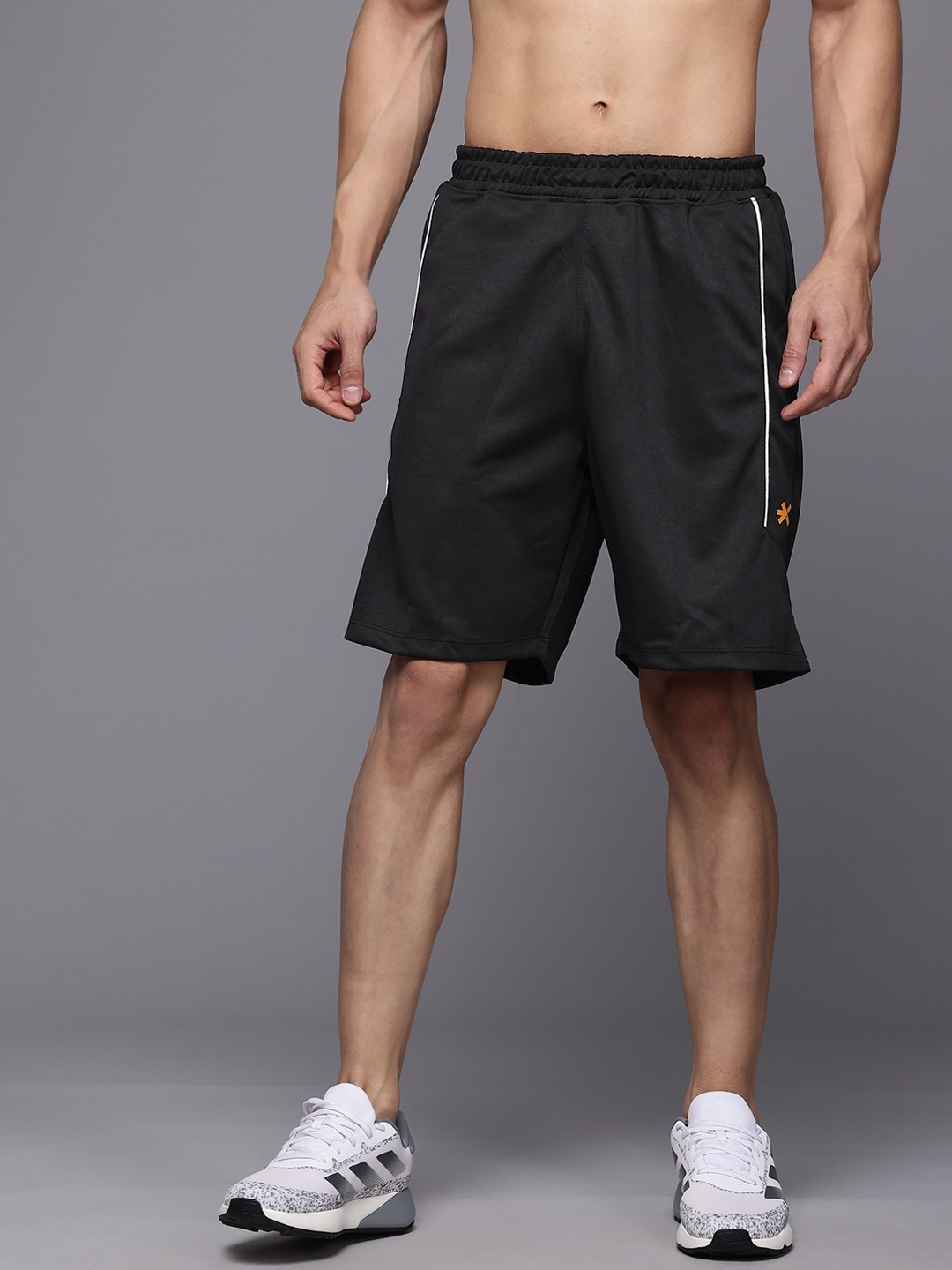 

HRX by Hrithik Roshan Men Rapid-Dry Training Shorts, Black