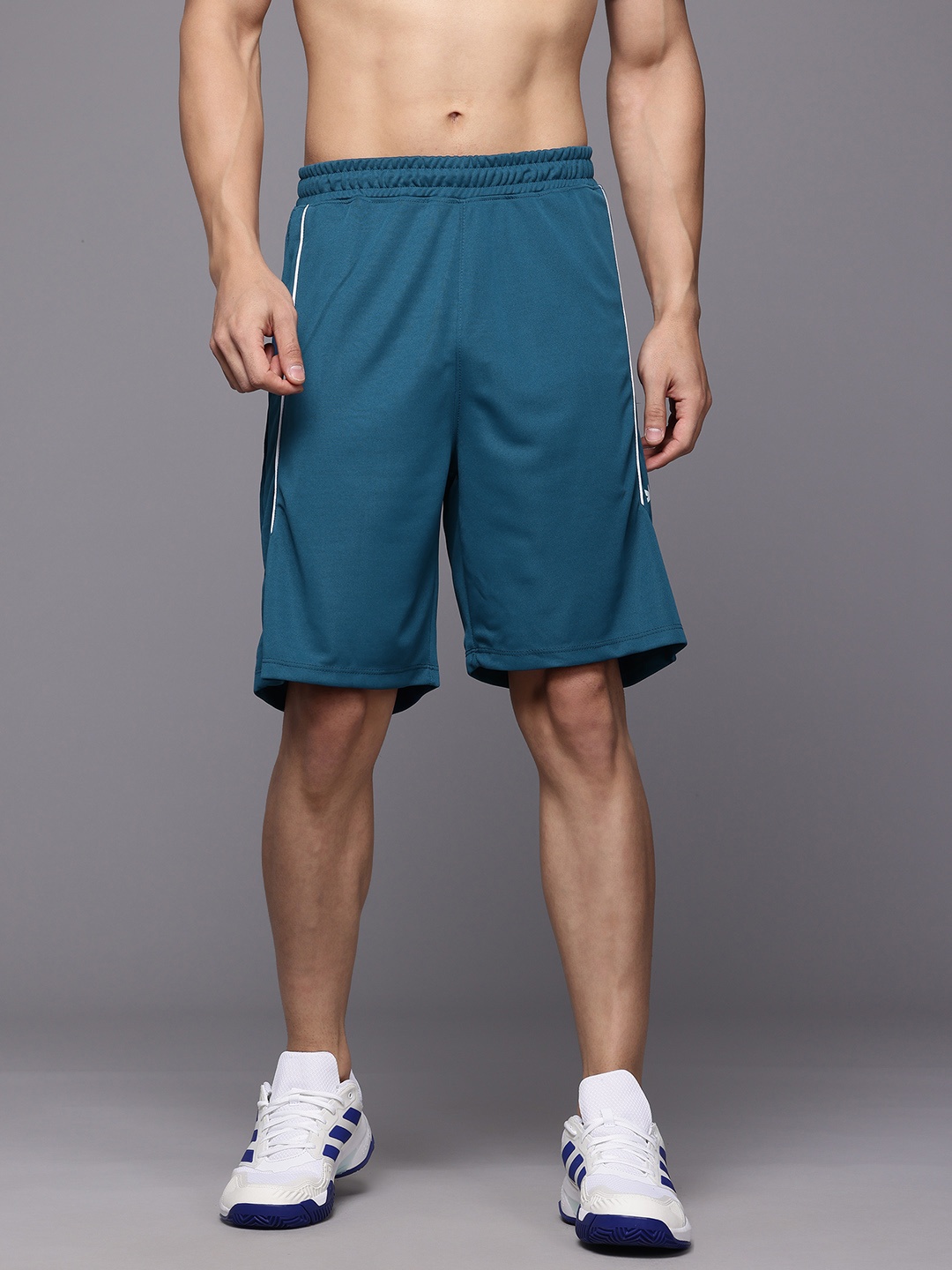 

HRX by Hrithik Roshan Men Rapid-Dry Training Shorts, Teal