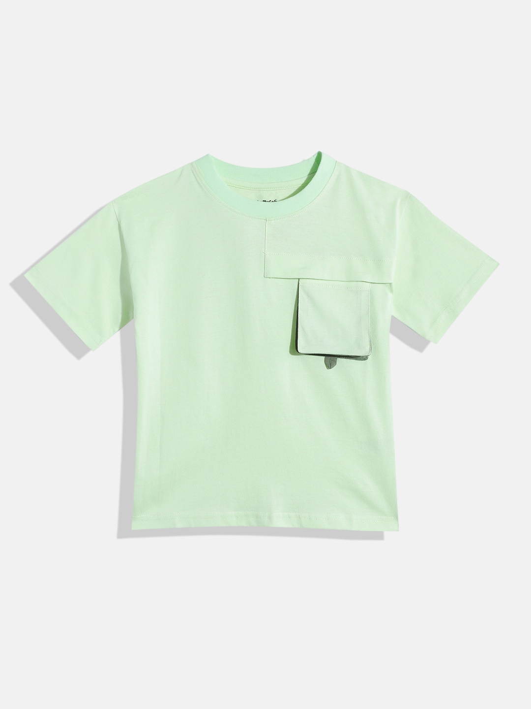 

makemyfab Boys T-shirt, Lime green