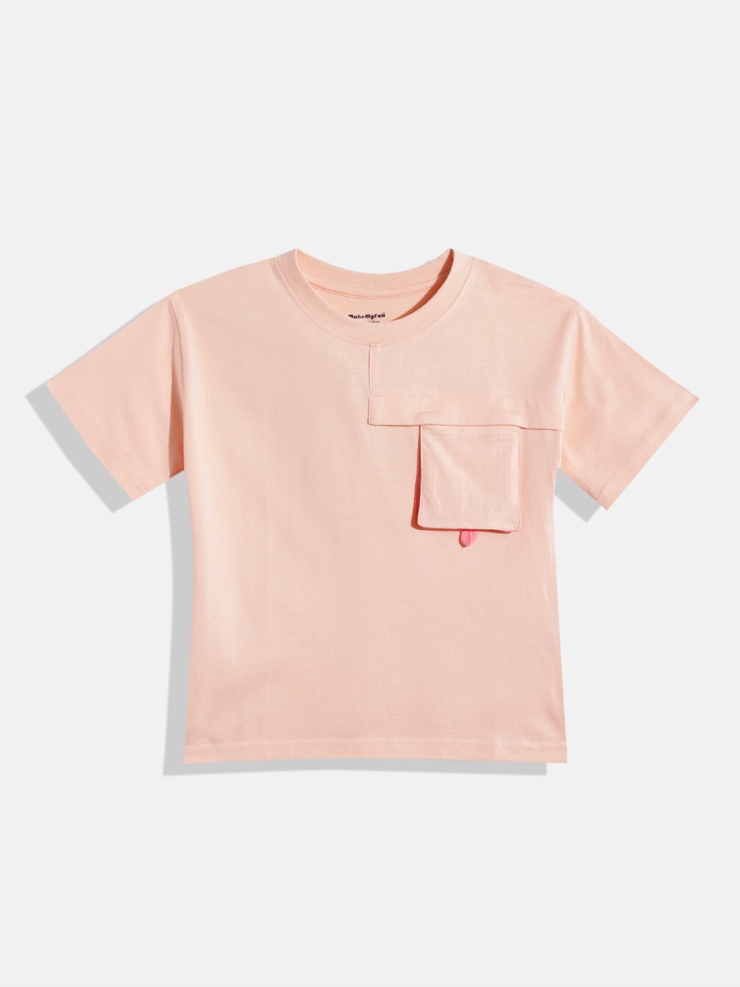 

makemyfab Boys T-shirt, Peach