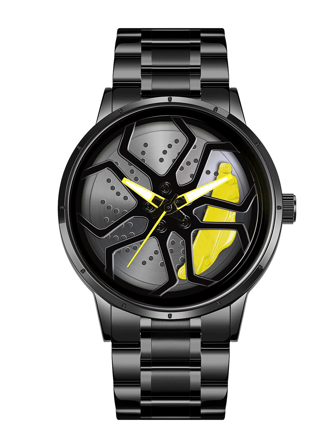 

Imperious- The Royal Way Men Dial Stainless Steel Straps Analogue Watch, Yellow