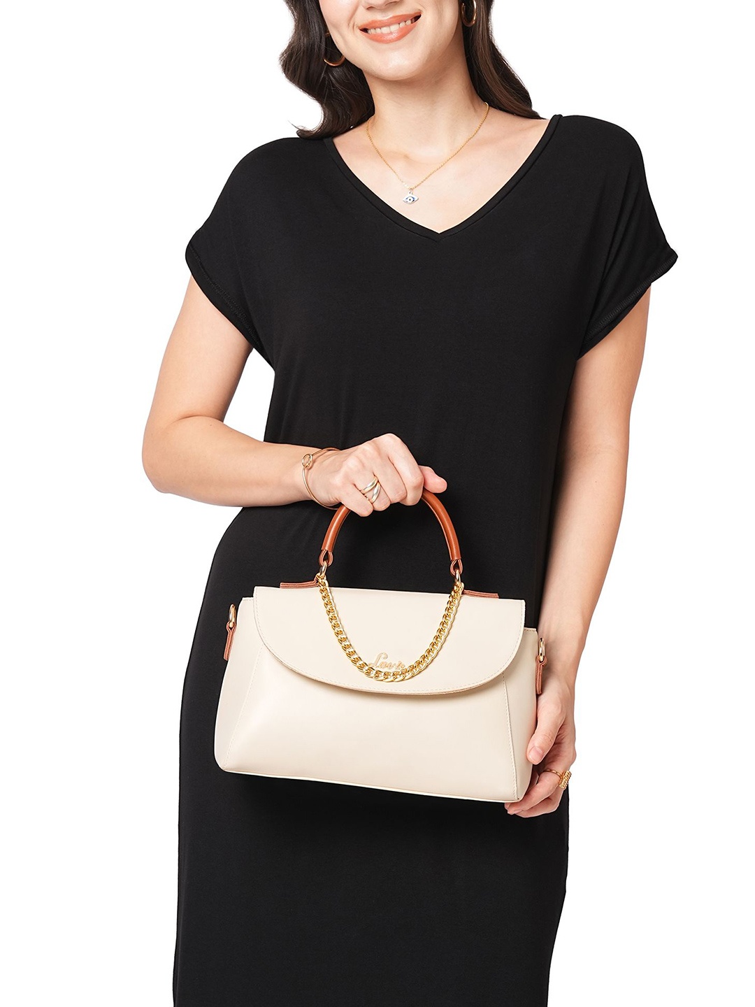 

Lavie Structured Satchel, White