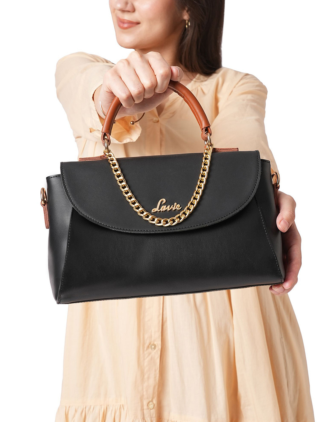 

Lavie Structured Satchel, Black
