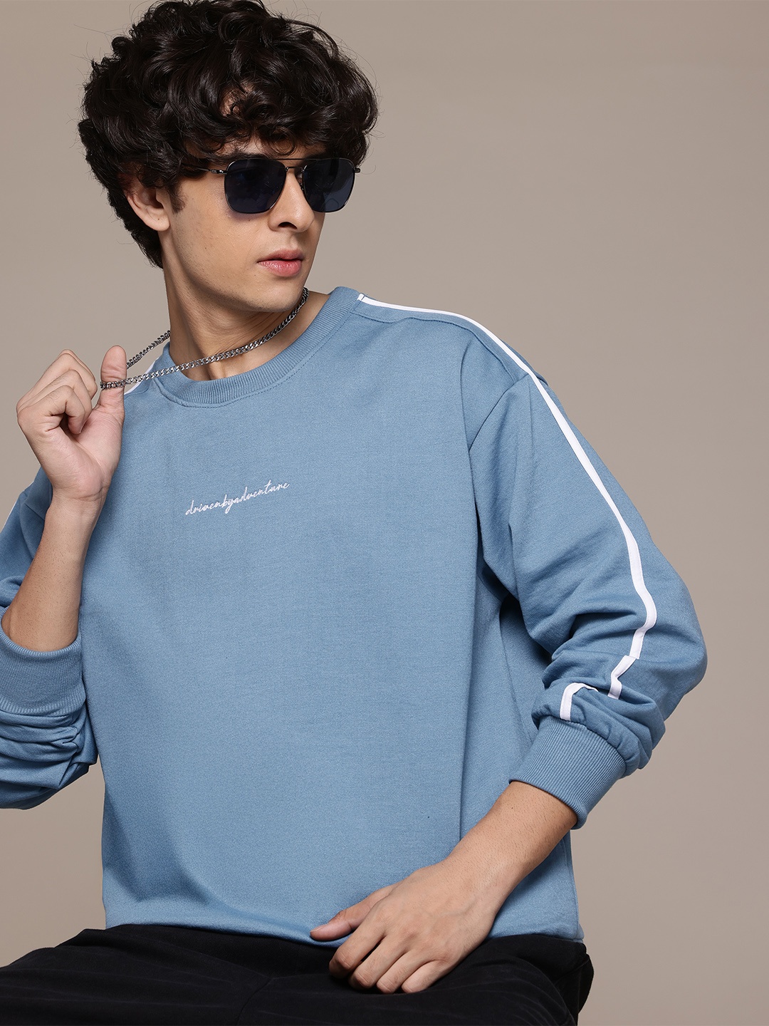 

The Roadster Lifestyle Co. Relaxed Fit Sweatshirt, Blue