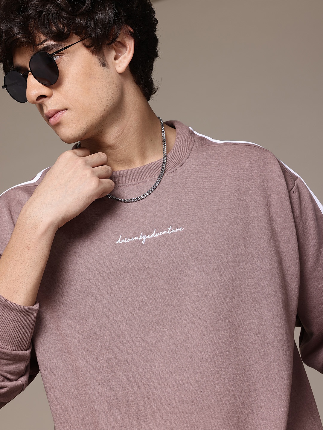 

The Roadster Lifestyle Co. Relaxed Fit Sweatshirt, Mauve