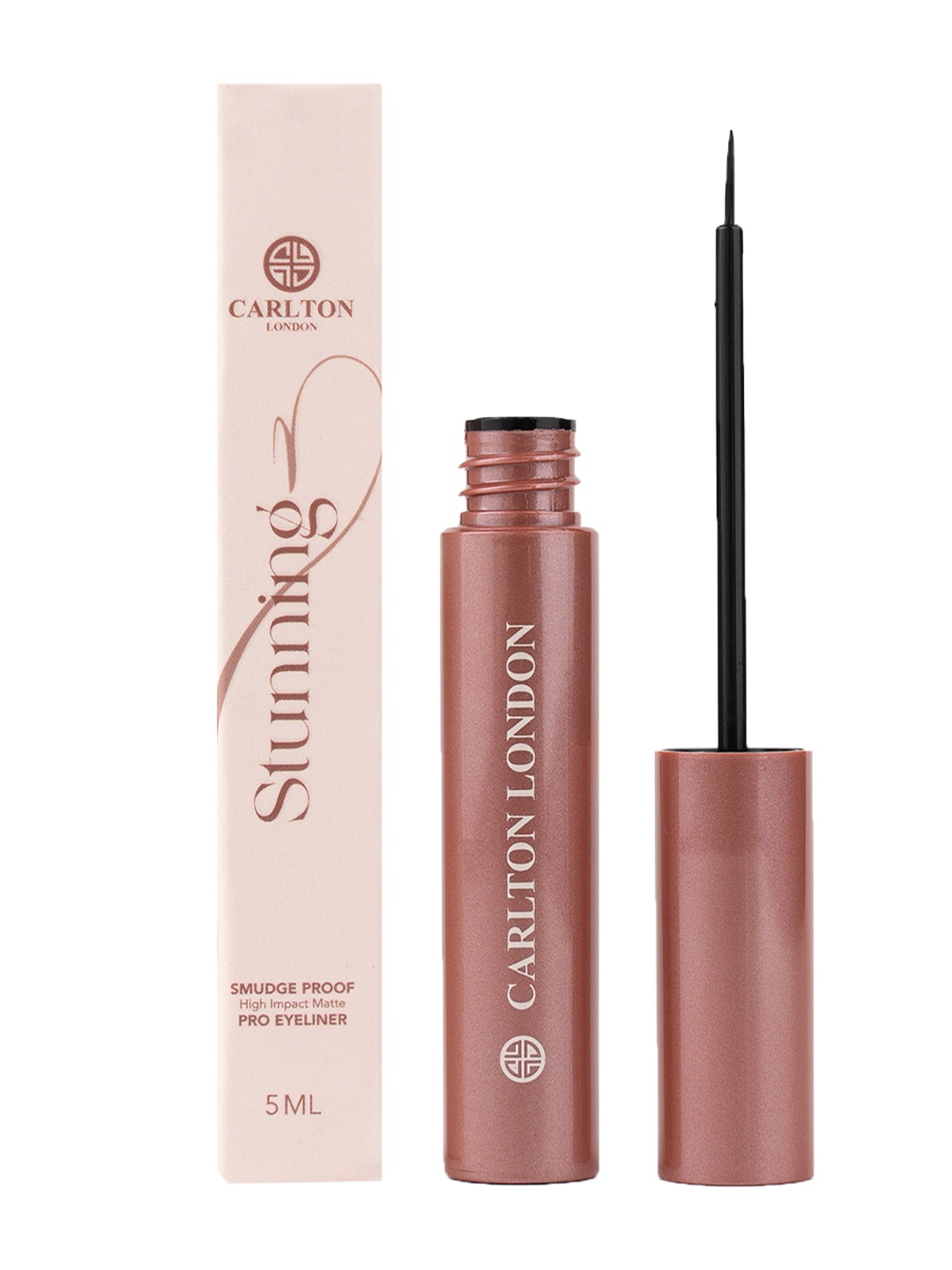 

Carlton London Stunning Smudge Proof High Impact Matte Pro Eyeliner-5ml- Black- E001