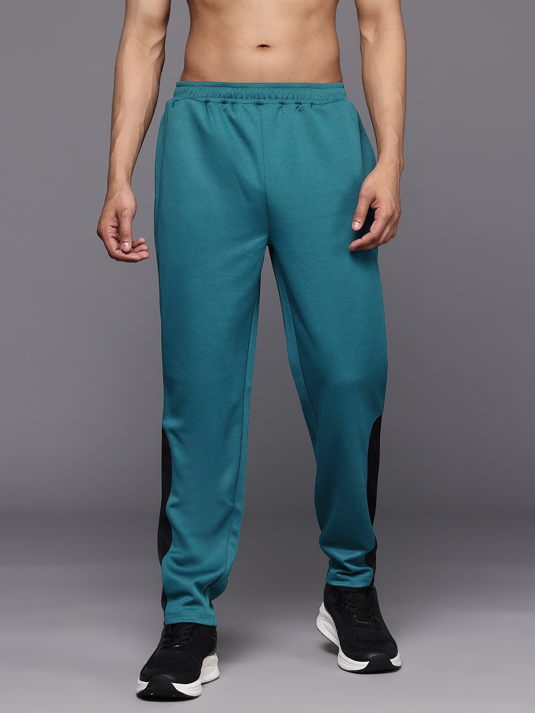 

HRX by Hrithik Roshan Men Rapid-Dry Running Track Pants, Teal