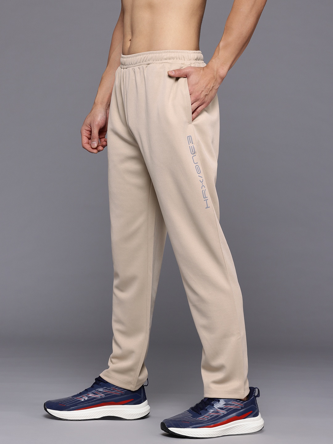 

HRX by Hrithik Roshan Men Rapid Dry Running Track pants, Beige