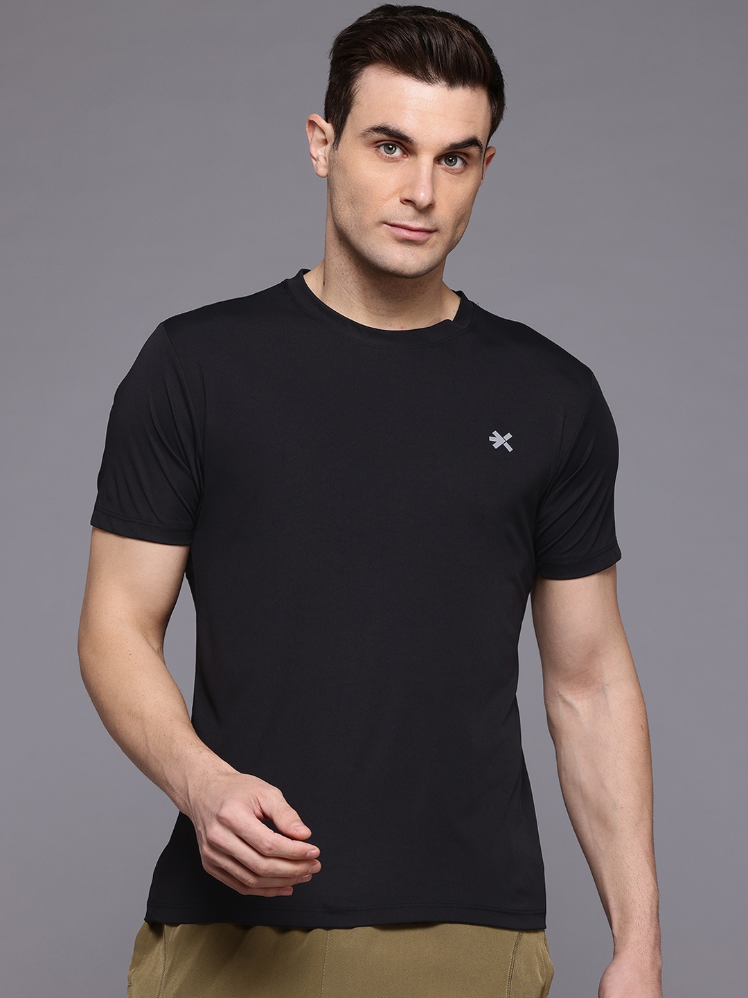 

HRX by Hrithik Roshan Rapid-Dry Running T-shirt, Black