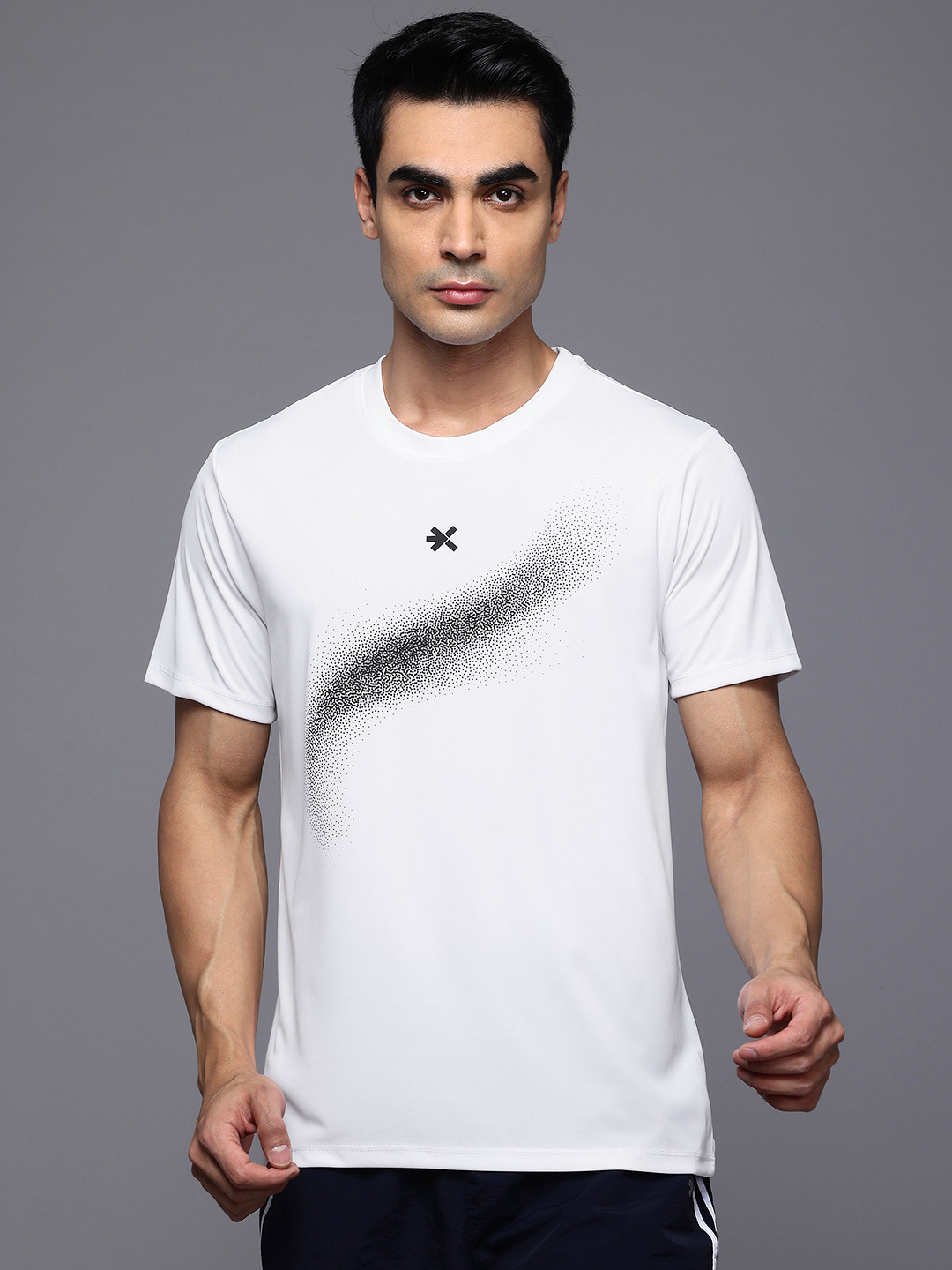 

HRX by Hrithik Roshan Graphic Printed Running T-shirt, White
