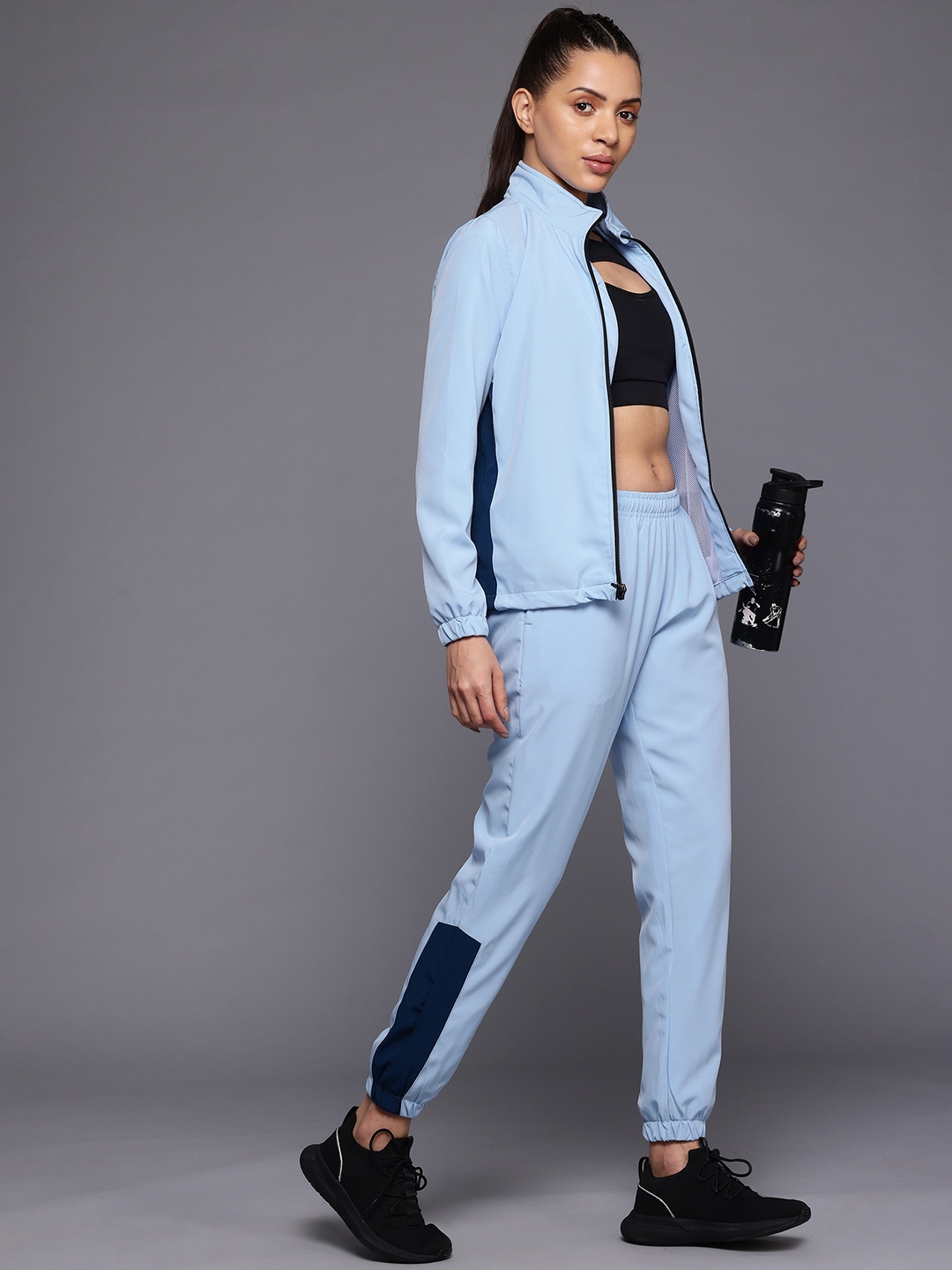 

HRX by Hrithik Roshan Rapid dry Running Tracksuits, Blue