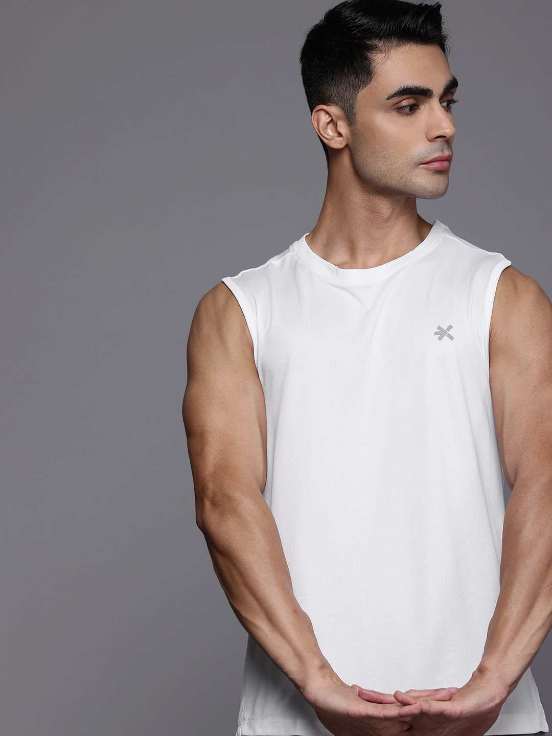 

HRX by Hrithik Roshan Men Rapid-Dry Running T-shirt, White