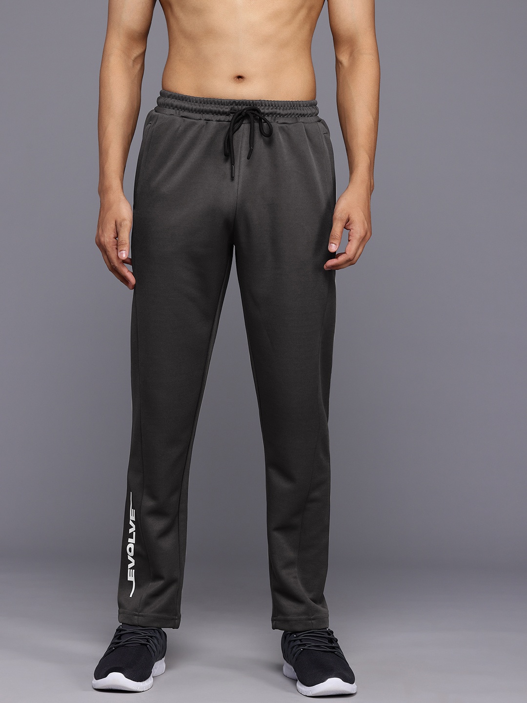 

HRX By Hrithik Roshan Men Solid Running Track Pants, Grey