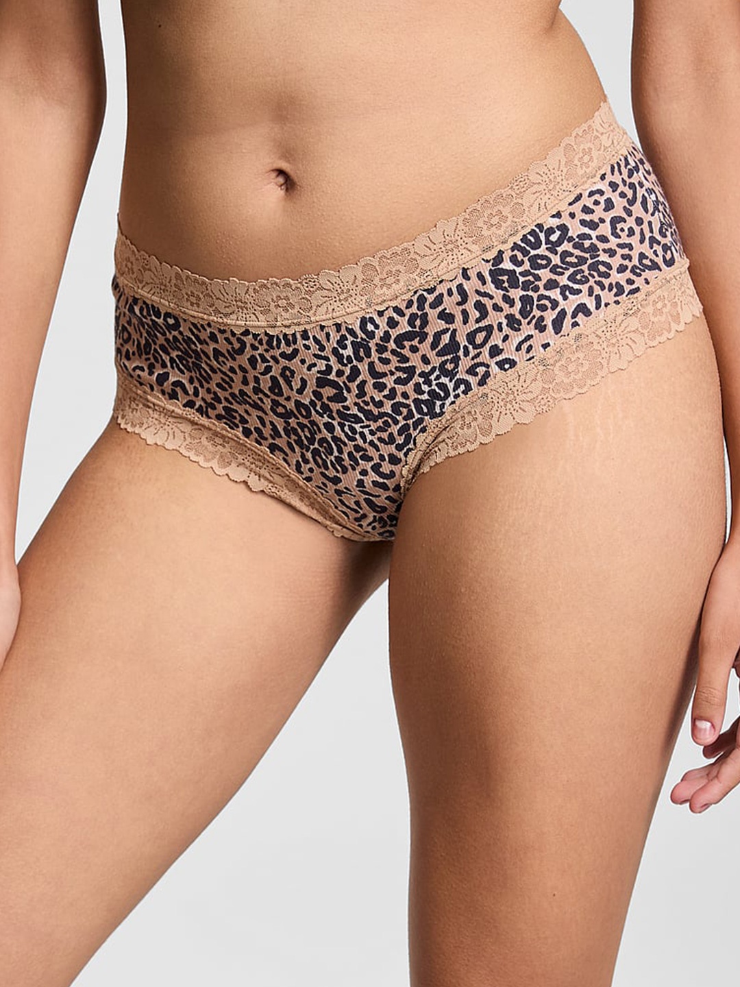 

Victoria's Secret Printed Basic Briefs-112543026AYC, Brown