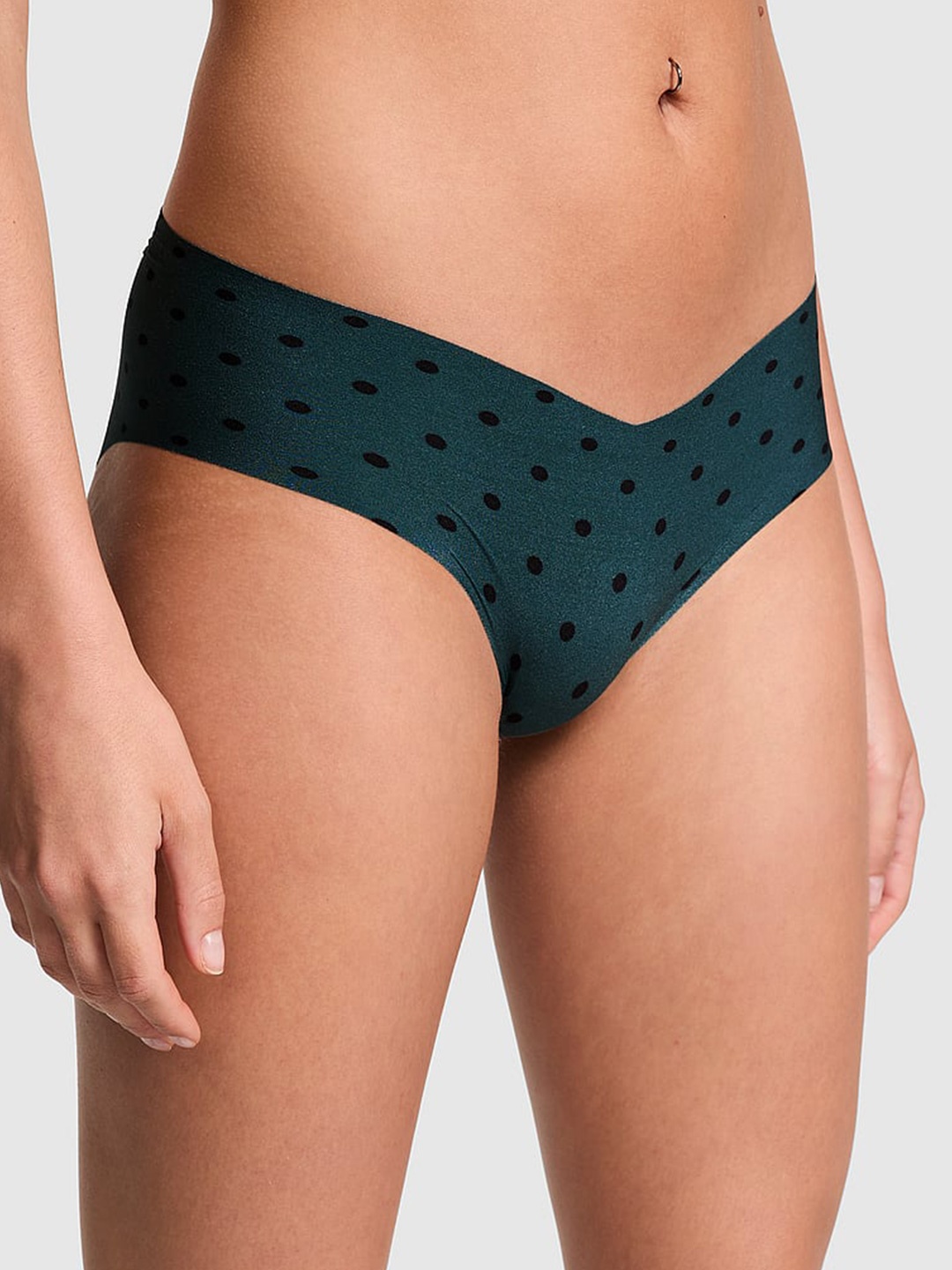 

Victoria's Secret Women Geometric Printed Hipster Briefs, Green
