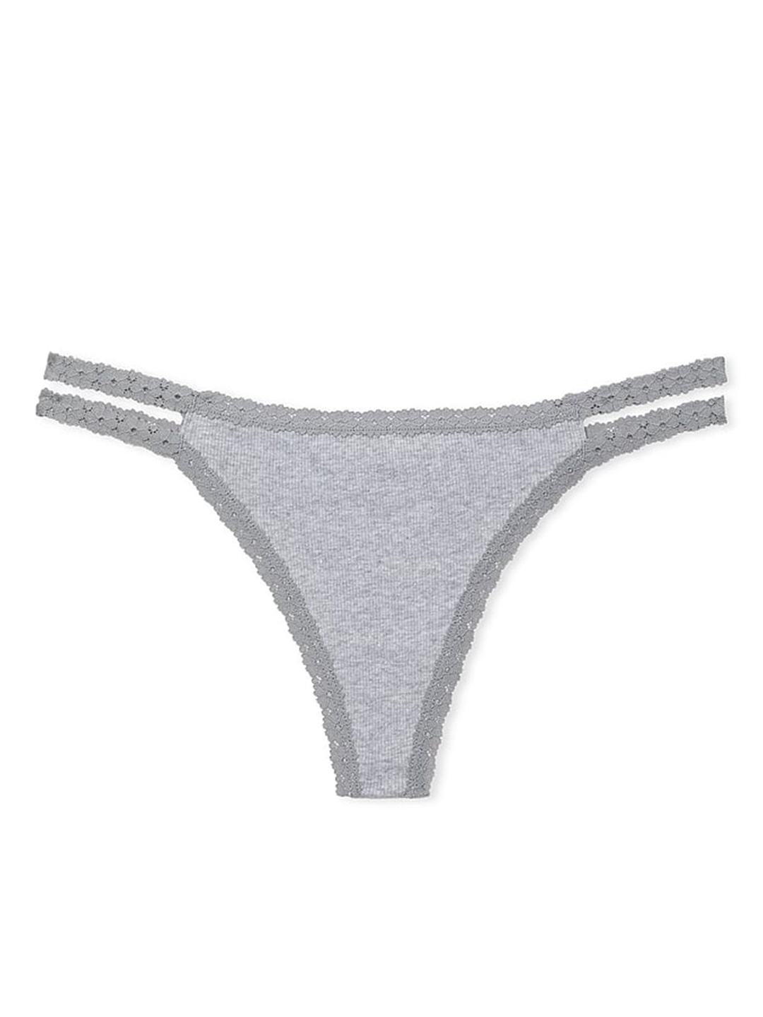 

Victoria's Secret PINK Low Rise Thongs Briefs, Grey