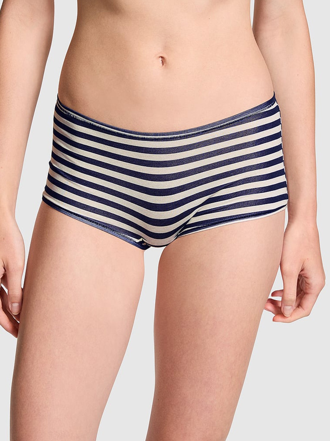 

Victoria's Secret Women Striped Boyshorts Briefs, Multi