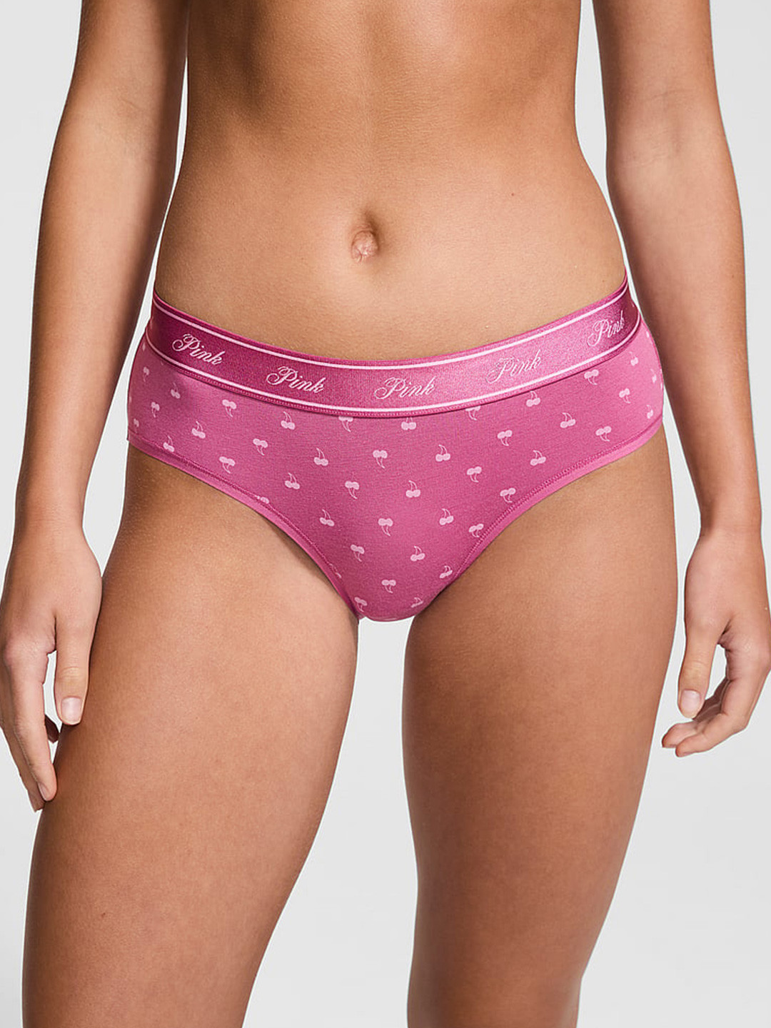 

Victoria's Secret Women Floral Printed Mid Rise Hipster Briefs, Pink