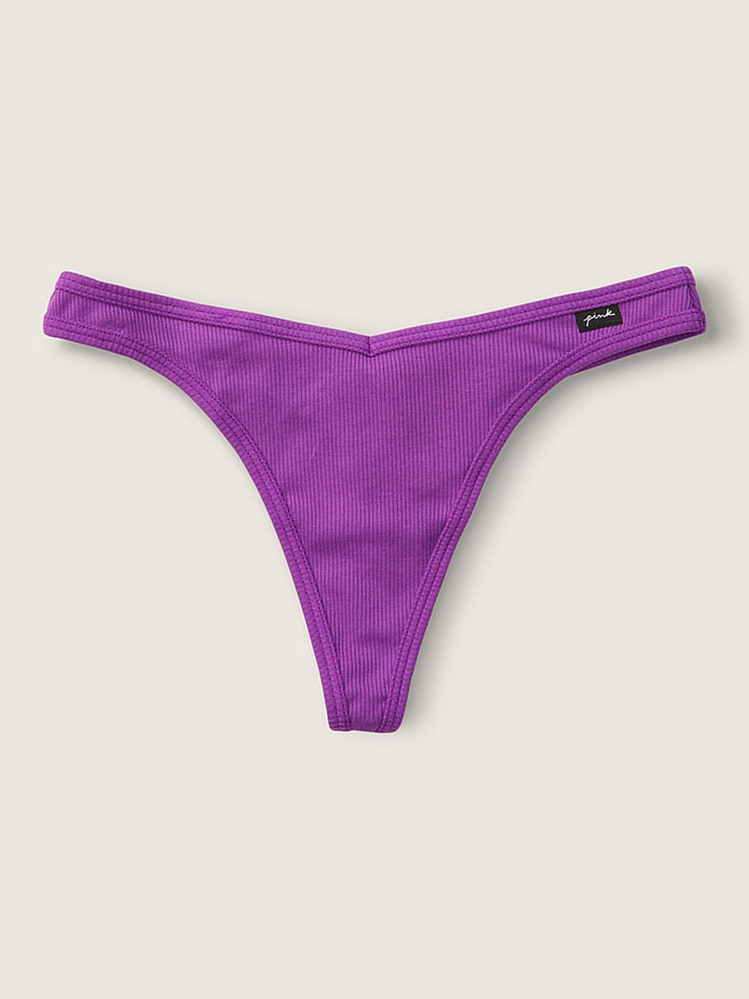 

Victoria's Secret Women Solid Low Rise Thong Briefs, Purple